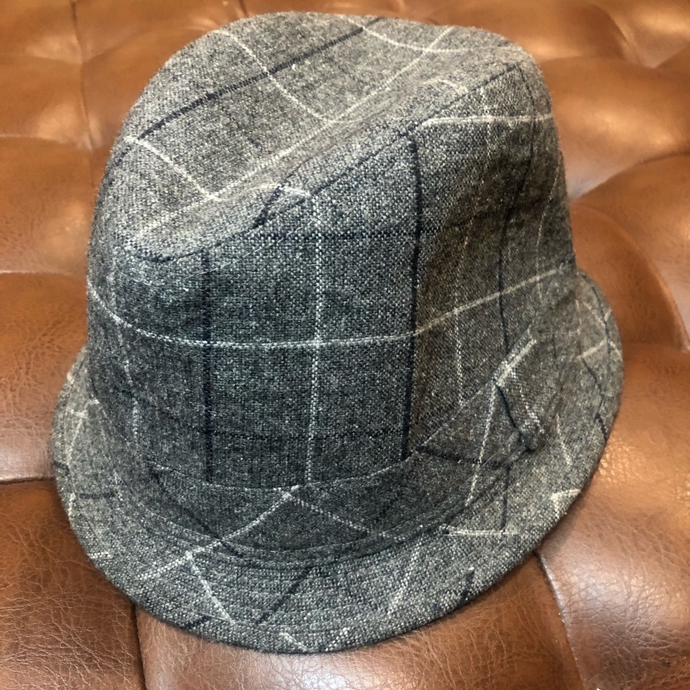 100% Cotton Checked Bucket Hat